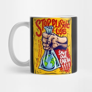 Stop plastic use Mug